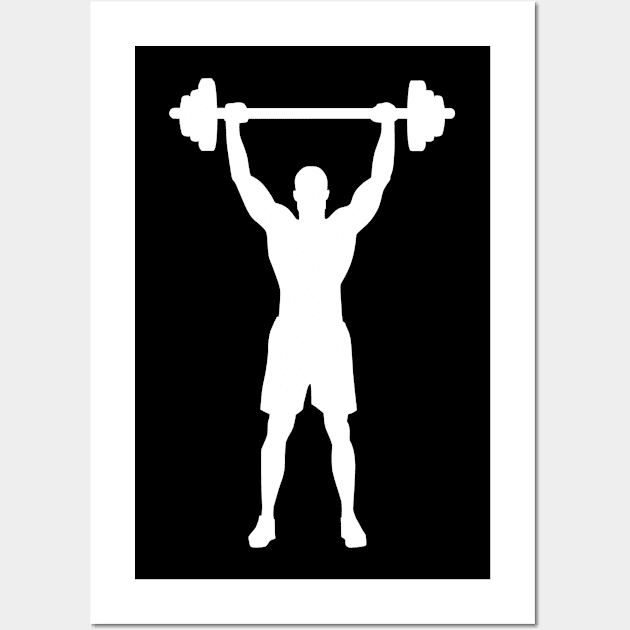 Weightlifting Wall Art by Designzz